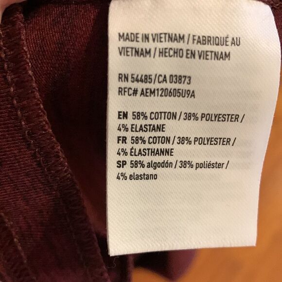 American Eagle purple/Burgundy tee shirt - Picture 3 of 7